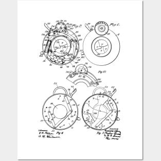 Camera Shutter Vintage Patent Hand Drawing Posters and Art